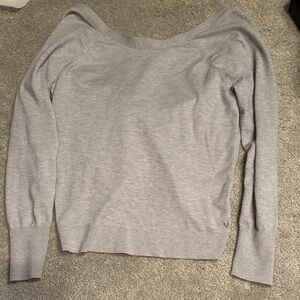 Victoria's Secret Light Gray Knit Top